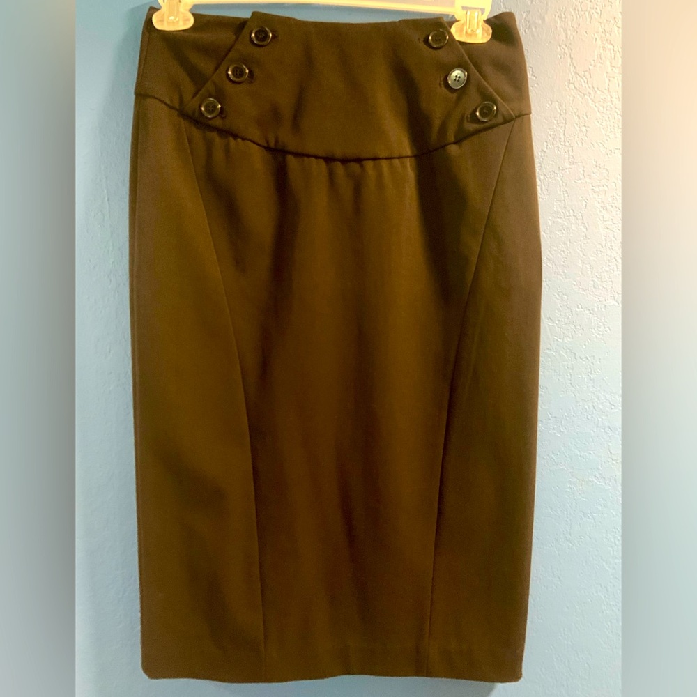 LG Lena Gabrielle Black Pencil Skirt Women’s Size 8